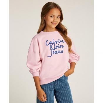 CALVIN KLEIN Jeans Sweatshirt IG0IG02760 – Rosa, 75% Baumwolle / 18% Polyester / 7% Elasthan,