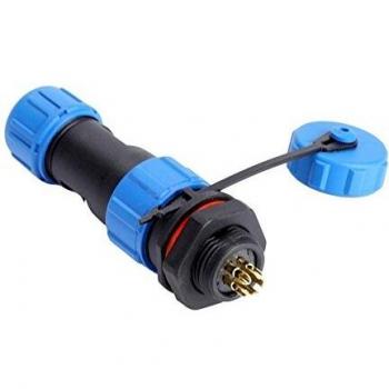 Hilitand Prise Aviation Connecteur IP68 SP13 4Broches