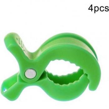 4Pcs Plastic Crocodile Hooks for Stroller