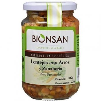 Lentejas con Arroz y Zanahoria Bio 220g