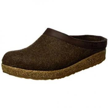 Haflinger Unisex-Erwachsene Grizzly Torben Pantoffeln, Braun (Schoko)