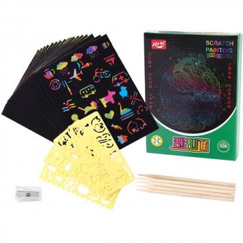 Set de Diseño Rascable para Pequeños