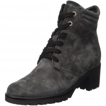 Gabor Schuhe Damen Comfort Sport Stiefel, Grau (Dark-Grey Mel)