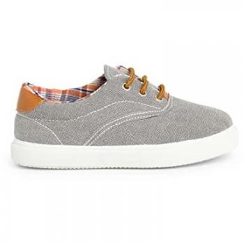 Baskets basses Pisamonas en textile gris