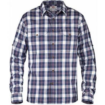 Manga Larga Fjällräven Singi Franela Azul Blanco XL