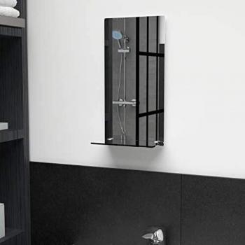 VidaXL 20x40 cm Wall Mirror with Integrated Shelf
