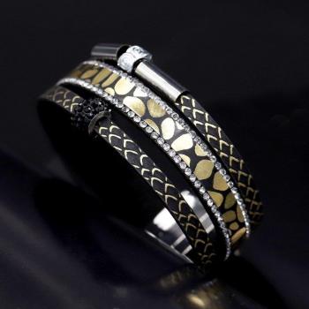 VONNOR mehrlagiges Strass-Armband für Frauen