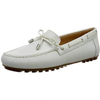 Geox D Leelyan A, Mocassini Donna, White C1000