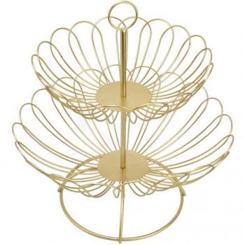 Gold Decorative Fruit Bowl