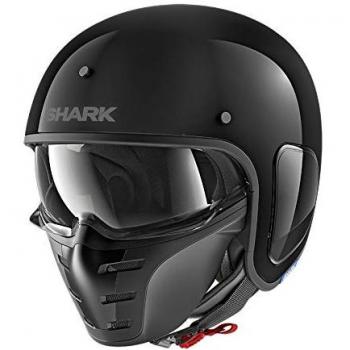 SHARK Motorradhelm Herren NC, schwarz, L