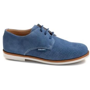 Zapato de Cordones Pablosky Azul 729647 – Suela Flex y Cierre con Cordón
