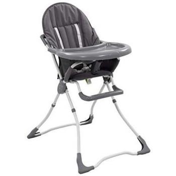 VidaXL Stylish High Chair, Grey and White