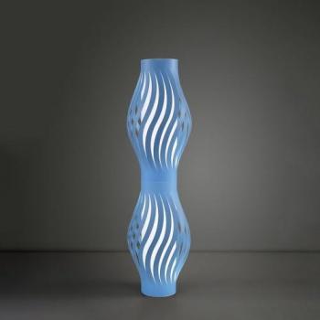 Line A Zero – Totem Helios 1, Lampada da Terra Polilux Blu