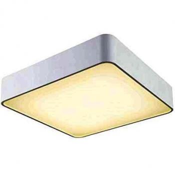 Cumbuco Flush Ceiling Light 40cm Square, 2100lm, 35W LED 4000K White, Acrylic