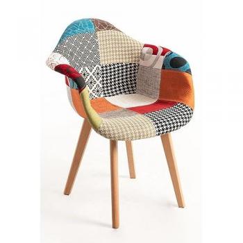Pack de 6 Sillas Comedor Belu Patchwork