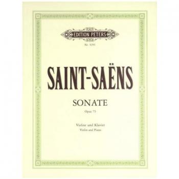 SAINT SAENS-Sonata nº 1 Op.75 en Re menor para Violin y Piano (Urtext) (Thiemann)