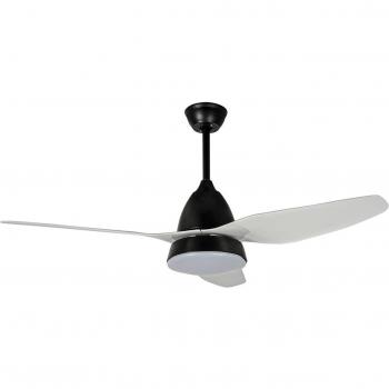 Starluna Coriano ventilateur LED plafond noir
