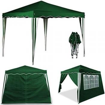 AquaShield 3M Pop-Up Canopy – 2× Window Panels, 2× Zip‑Door Sides, Carry Case