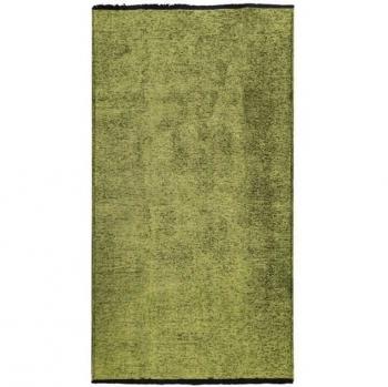 Tapis tissé plat reflet lumière 80 x 150 cm Vert
