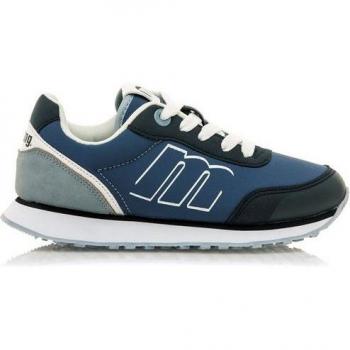 Mustang Running Infantil: Puntera Redonda, Azul