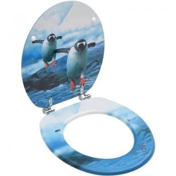Abattant de toilette MDF Pingouin