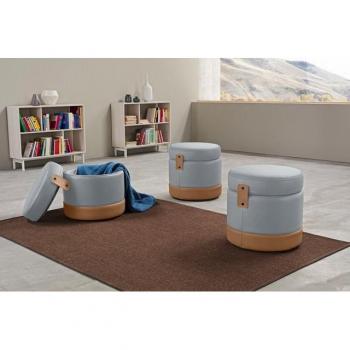 Egoitaliano Hocker „Tonder“ – Designhocker mit eleganten Details und Stauraum