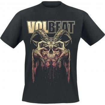 EMP exklusives Volbeat Bleeding Crown Skull T-Shirt für Männer, Größe M, Schwarz