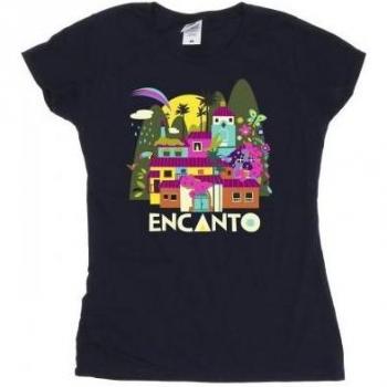 Disney Encanto Family Homes Cotton Top – Womens S, White