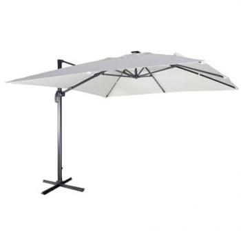 Parasol solaire 3x3m avec housse Luce écru