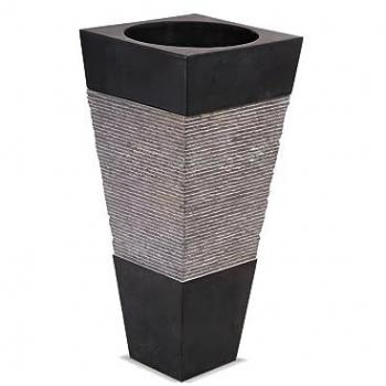 Mido Lavabo Piedistallo Marmo Nero Grigio – Vendita Unica