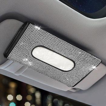 Car Tissue Dispenser for Sun Visor and Seat Back