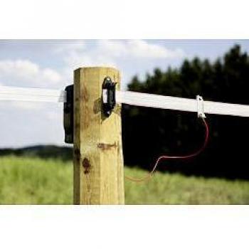 Farm Patrol Eckisolator, schwarz, für 4cm-Band, 10 stk