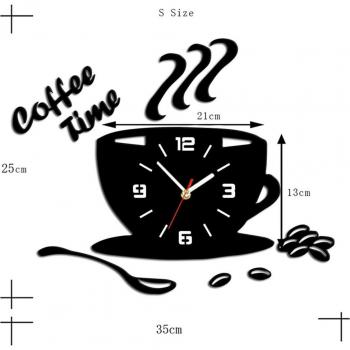 DIY Coffee Cup Wall Clock Decor