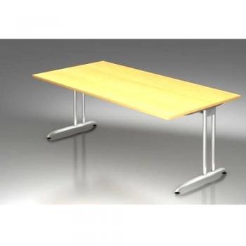 Office Pro Bela 2E S – Scrivania da ufficio faggio 200x100 cm