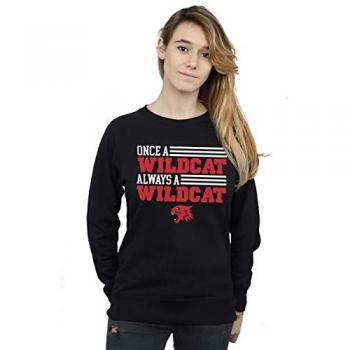 Disney High School Musical Once A Wildcat Black Sweatshirt for Women