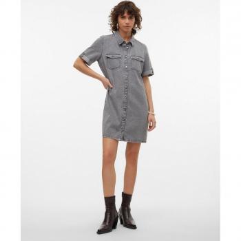 Vero Moda Women's Denim Shirt Dress