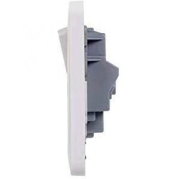 Schneider GGBL3081 5A Lisse Socketoutlet, 1-Gang, Matte White – 10 Pack