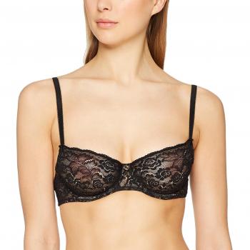 Aubade Damen Rosessence BH, Balconette-Stil, schwarz, 80DD