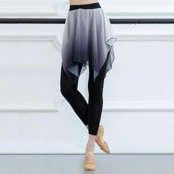 Ballett Leggings mit Chiffonrock für Frauen