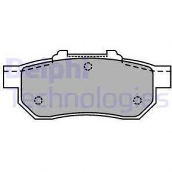 DELPHI Bremsbelagsatz HONDA Civic CRX Integra Jazz