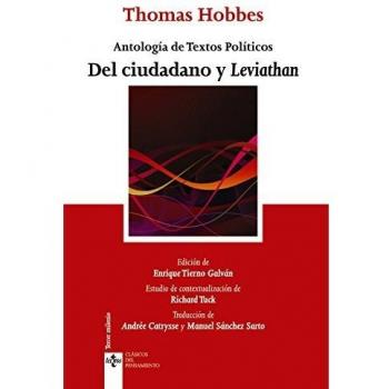 Del ciudadano y Leviathan: Antología de Textos Políticos (Tapa blanda con solapas).