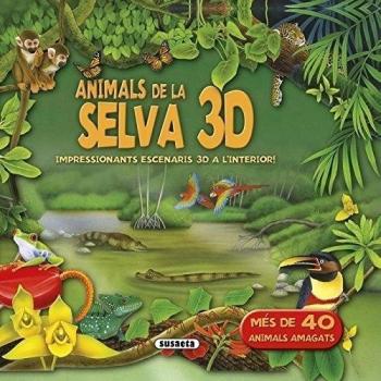 Desplegable 3D. Animals de la selva 3D