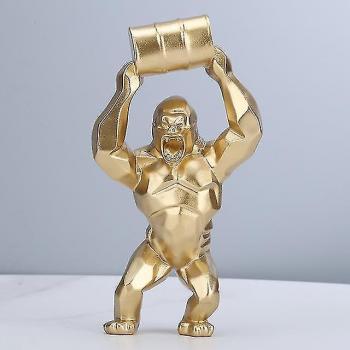 Escultura de Rey Kong 40 cm – Simulación de Elevador Nórdico