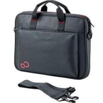 Schwarze Fujitsu Top Case 14 Notebook-Tasche mit EINEM Frontfach