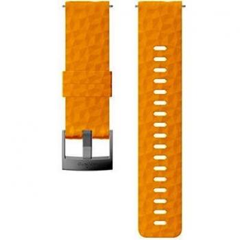 Suunto Spartan Wrist HR Silicone Strap – Amber/Silver Combo