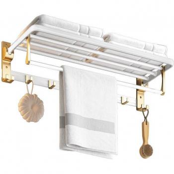 Luxury Towel Rack and Hook Set