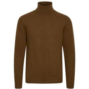 Feinstrick-Casual-Frank Puller CFKarl – 80% Wolle / 20% Polyamid – Braun (L)