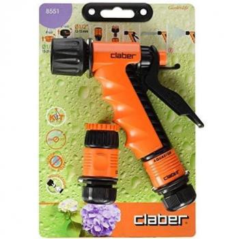 Claber Lancia 8551 Starter Kit – Half‑Size Black and Orange