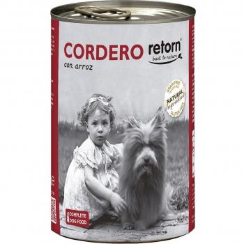 Retorn Alimento Úmido para Cães Cordeiro com Arroz 400g