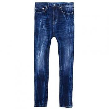 Superdry Jared Tight Jeans Slim, Blu (Castle Blue Used Vd9), 44